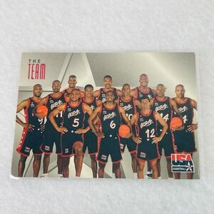 1996 SkyBox Texaco USA Basketball Dream Team III Card 14 Shaq Barkley Pippen